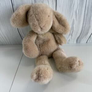 Vintage 1987 Manhattan Toy Co Bunny Rabbit Plush Sleepy Soft RARE